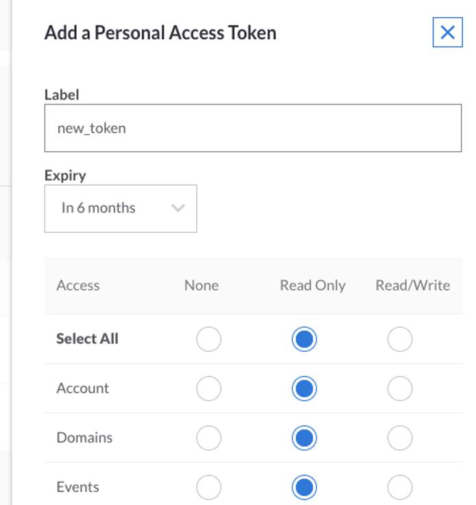Add a Personal Access Token Add a Personal Access Token