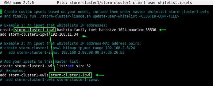 Whitelist entries Whitelist entries