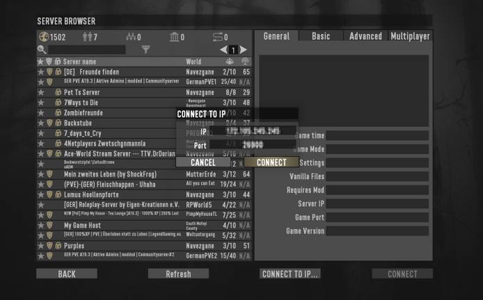 7dtd server status 7dtd server status