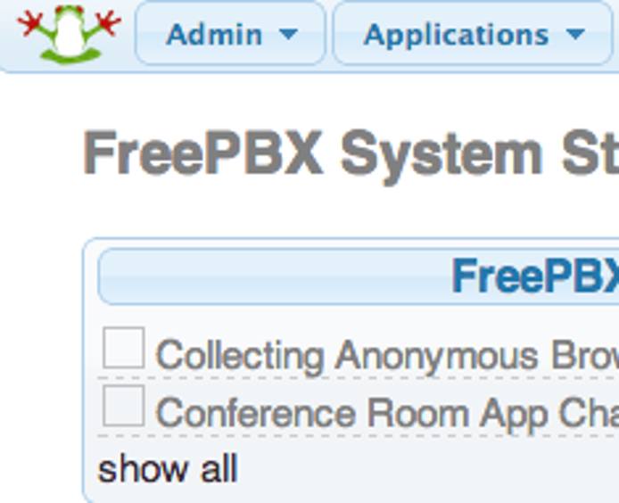 The Module Admin button. The Module Admin button.