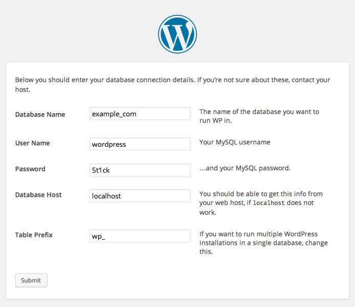 WordPress Installer. WordPress Installer.