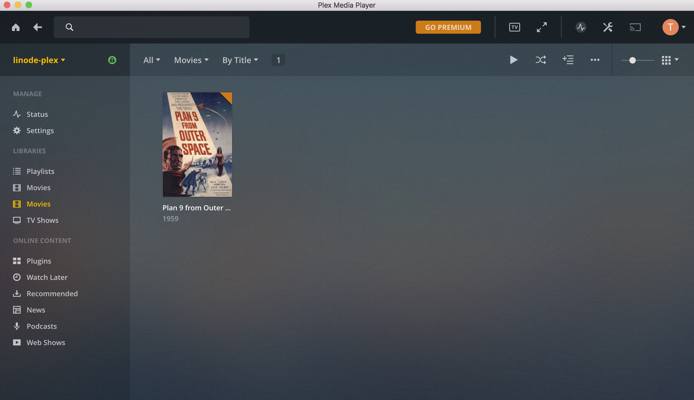 Plex’s macOS App Plex’s macOS App