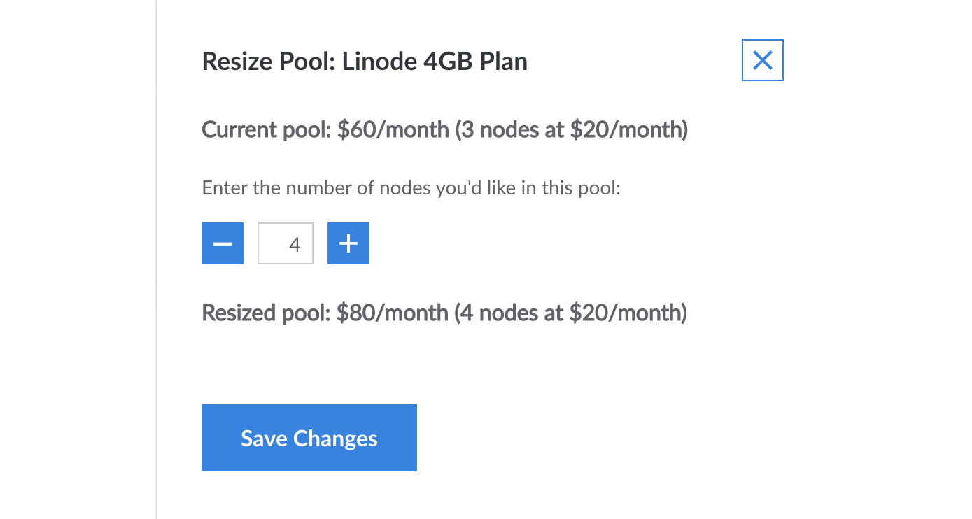 Edit your cluster’s node pool